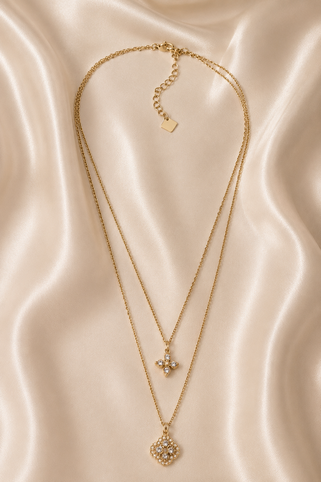 Necklace double | Cristalina