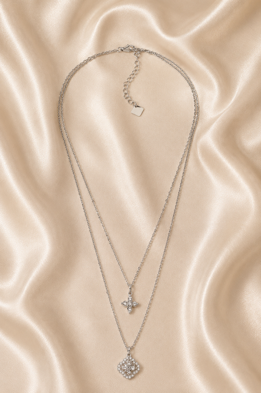Necklace double | Cristalina